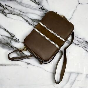 Madewell The Large Transport Camera Bag: Suede Inset Edition